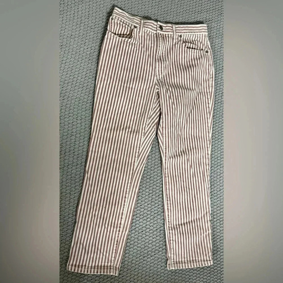 Madewell Denim - Madewell High Rise Slim Crop Boy Jeans 27